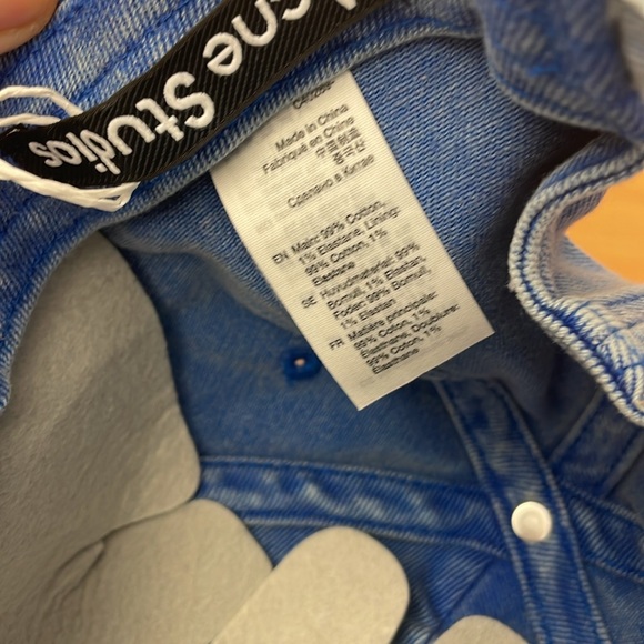 ⭐️Acne Crystal Denim Baseball Cap - Picture 5 of 6